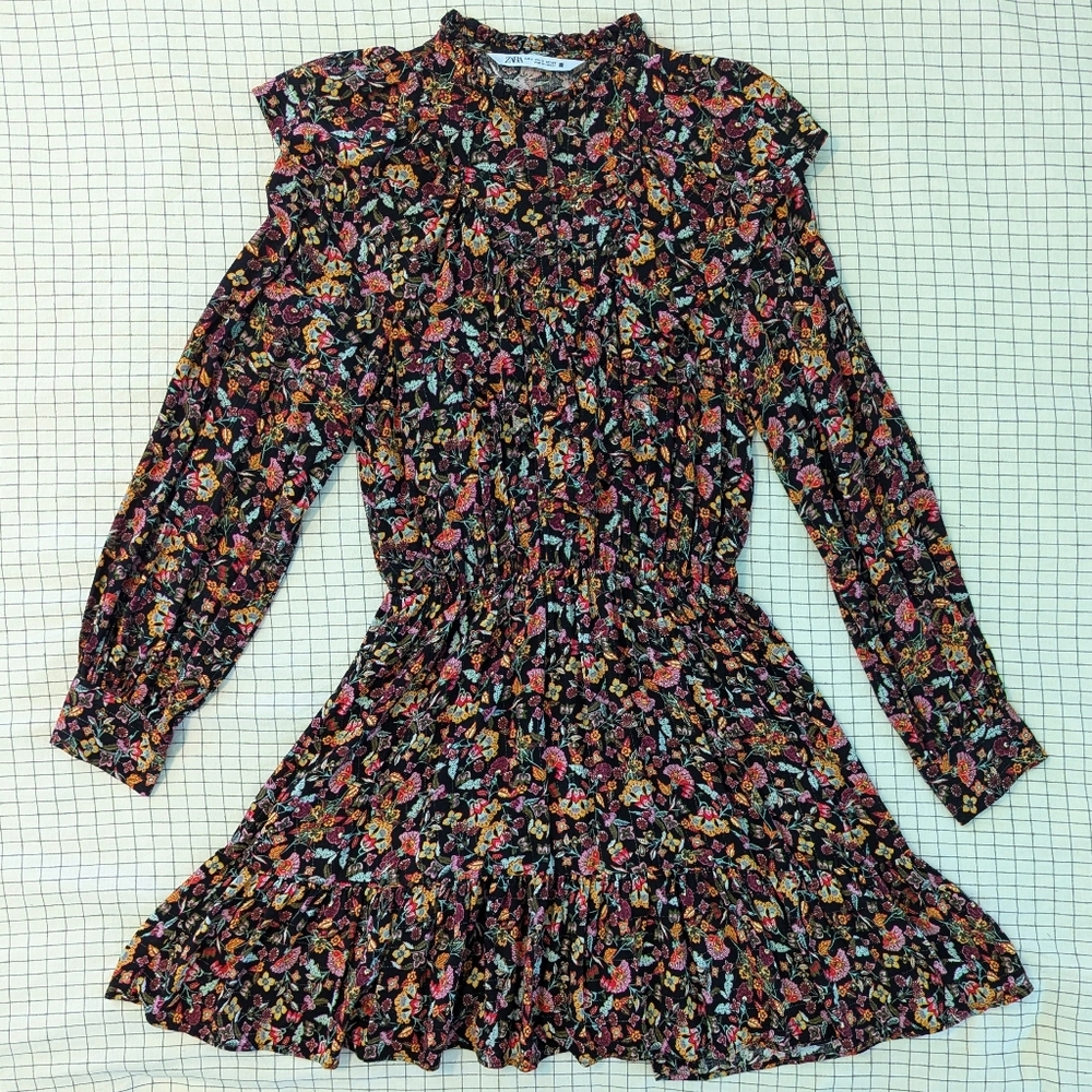 Zara Romantic Ruffle Dress